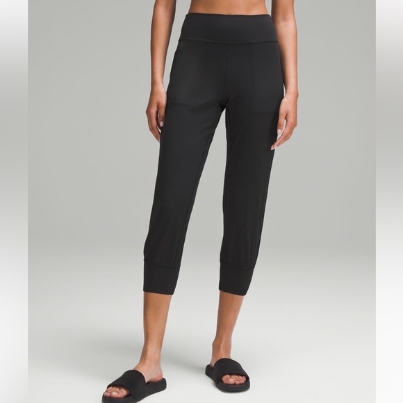 lululemon athletica Pants - lululemon- Navy Align High-Rise Cropped Jogger, size 12